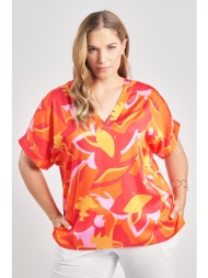 μπλούζα σατέν εμπριμέ ...