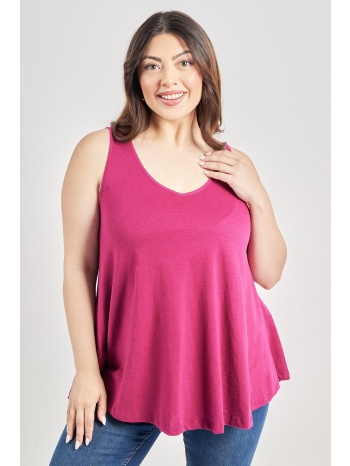 αμάνικο βαμβακερό τοπ σε προσφορά