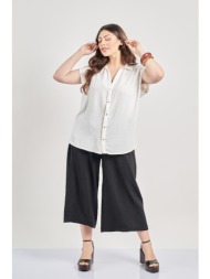 cropped παντελόνα washed ...