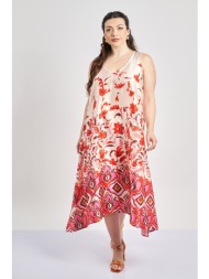 μακρύ φόρεμα εμπριμέ ...