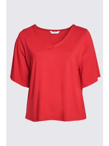 μπλούζα με φαρδιά μανίκια ζέρσεϊ βισκόζη σε προσφορά