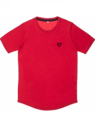 cotton t-shirt vactive basic σε κόκκινο χρώμα