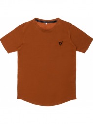 cotton t-shirt vactive basic σε ταμπά χρώμα