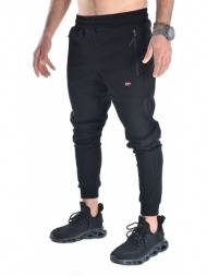 ανδρικό παντελόνι jogger σε μαύρο χρώμα