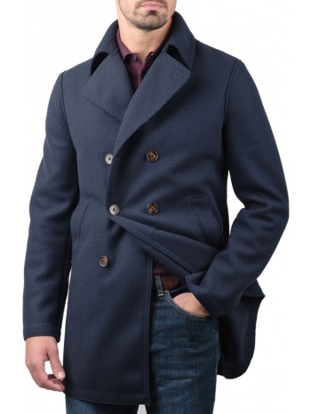 ανδρικό παλτό manetti casual blue
