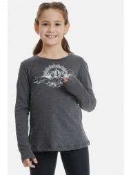 γκρι βαμβακερο παιδικο μπλουζακι με τυπωμα