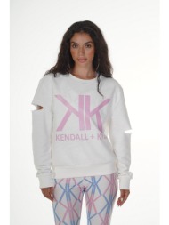 `kendall + kylie` βαμβακερη φουτερ μπλουζα