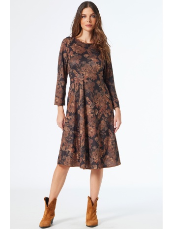 φλοραλ πλεκτο φορεμα με τσεπες σε προσφορά