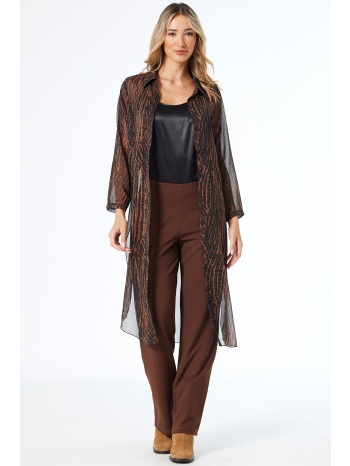 τιγρε πουκαμισα με lurex kai ανοιγματα σε προσφορά