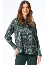 εμπριμε σατεν πουκαμισο