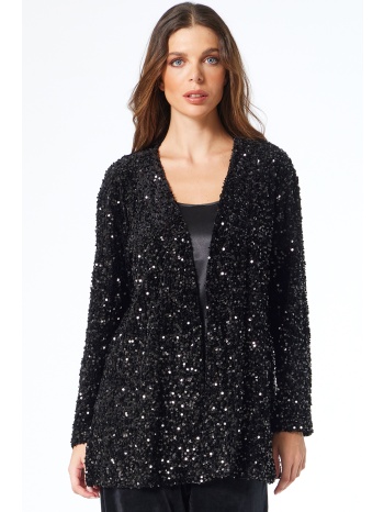 βελουδινη ζακετα με παγιετα σε προσφορά