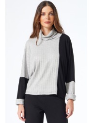 διχρωμο πλεκτο ζιβαγκο