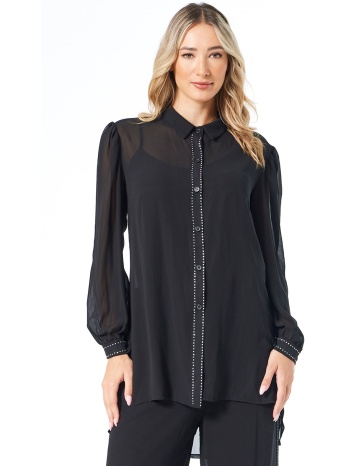 μαυρη πουκαμισα με στρας σε προσφορά