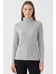 γκρι ριπ πλεκτο ζιβαγκο