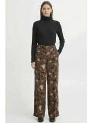 καφε παντελονα με λαστιχο και φερμουαρ