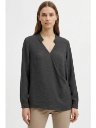 μαυρη κρουαζε μπλουζα με ...