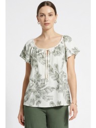 κεντητη μπλουζα με σουρα