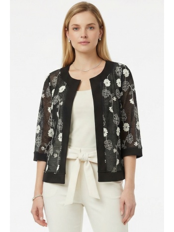 μαυρη ζακετα δαντελα