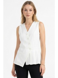 εκρου γιλεκο με πιετες