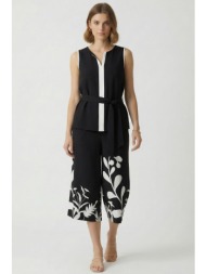 εμπριμε ελαστικη zip culotte