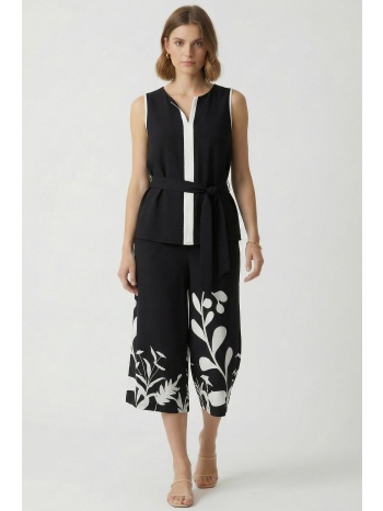 εμπριμε ελαστικη zip culotte