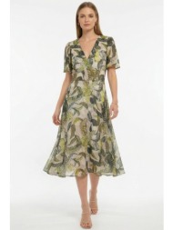 midi εμπριμε κρουαζε φορεμα