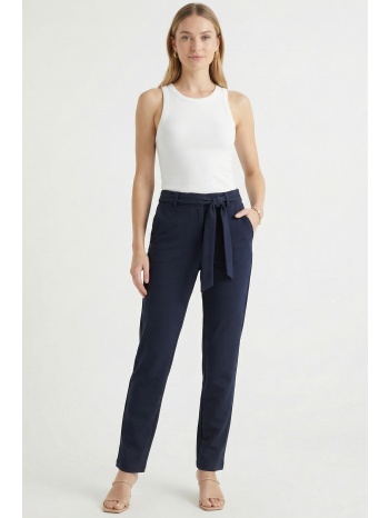 μπλε παντελονοκολαν με τσεπες και ζωνη