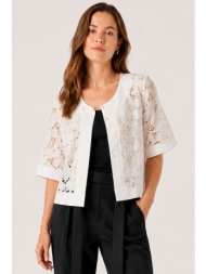 εκρου ζακετα δαντελα με ...
