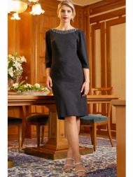 μαυρο φορεμα με στρας ...