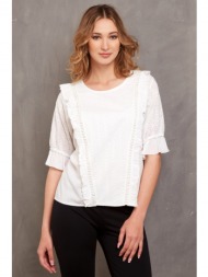 κηπουρ μπλουζα με βολαν