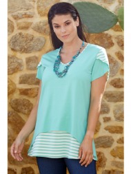 μπλουζα ριγε με v