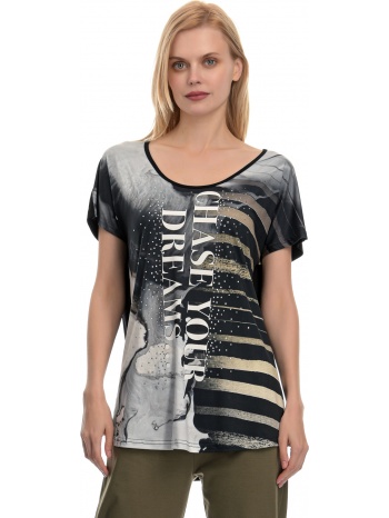 μπλουζα ζαπονε με τυπωμα σε προσφορά