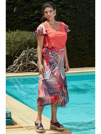 μπλουζα με εμπριμε μανικια σε προσφορά