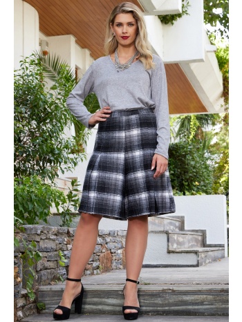 καρω zip culotte με κουφοπιετες σε προσφορά