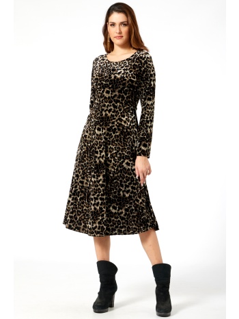 λεοπαρ κλος βελουδινο φορεμα σε προσφορά