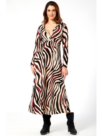κρουαζε πλεκτο φορεμα animal print σε προσφορά