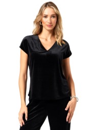 μαυρη βελουδινη ζαπονε μπλουζα