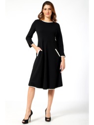 μαυρο φορεμα με ασπρο ...