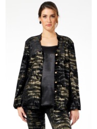 lurex ζακετα απο δερματινη