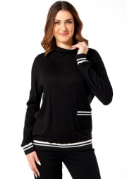 μαυρο πλεκτο ζιβαγκο με ...