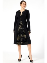 μαυρο φορεμα με χρυσες ...