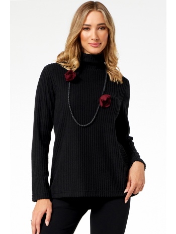 μαυρο πλεκτο ριπ ζιβαγκο σε προσφορά