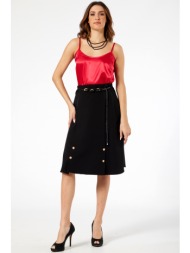 μαυρη φουστα με ...