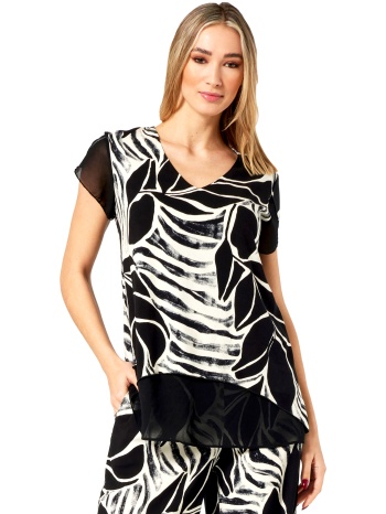 floral μπλουζα με μουσελινα σε προσφορά