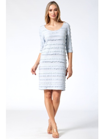 γαλαζιο μιντι ζακαρ φορεμα πιετες σε προσφορά