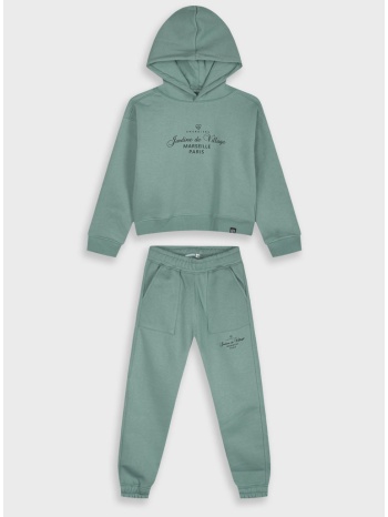 φούτερ φόρμα με τύπωμα | φυστικι