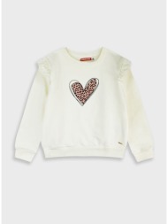 μπλούζα φούτερ | εκρου