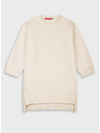 φούτερ φόρεμα | βανιλια