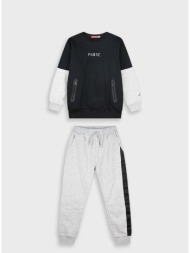 φούτερ φόρμα με τύπωμα | μελανζε