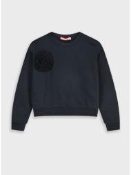 μπλούζα φούτερ | μαυρο